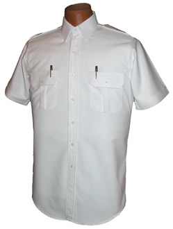 Pilot House Relaxed Short Sleeved Airline Pilot Oxford Shirt